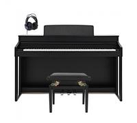 G4M Sonori Low Top Digital Piano Satin Black Custom Bundle