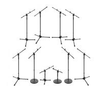 G4M Studio 10-piece Mic Stand Set for Recording Drum Kits