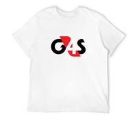 G4S Security Mercenary Soldier of Fortune Army T-Shirt Graphic Top Printed Shirt Short Sleeve Mens Tee White L