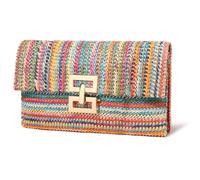 G4ZS5Z0G1 Straw Clutch Purse Crossbody Bag for Women Designer Evening Handbag Casual Summer Beach Straw Shoulder Bag(Colorful-no Chain)