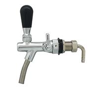 G5/8 Beer Adjustable Dispenser Tap Faucet with Flow Control Valve, for Home Brew Draft Beer by PERA