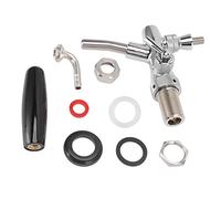 G5/8 Beer Tap Faucet, Stainless Steel 304 Draft Beer Dispenser Faucet, Professional Beer Flow Control Tool with Handle and Tube, Perfect for Bar, Home Brewing, and Outdoor Parties