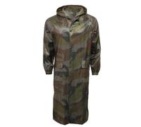 G5 APPAREL Adults Long Camouflage Waterproof Rain Coat Camo Cagoul Trench Mac