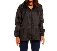 G5 APPAREL Adults Unisex Lightweight Showerproof Plain Kagools for Men & Women in Regular & Plus Sizes S ~ 5XL (Black, 3XL)