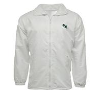 G5 APPAREL Bowls Lawn Bowling Mesh Lined Waterproof Hood Jacket with Logo White