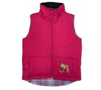 G5 APPAREL Children’s Country Life Gilet Embroidered Tractor Pony Pheasant Bodywarmer
