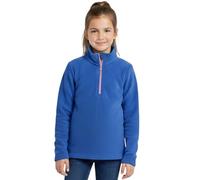 G5 APPAREL Kids Unisex Fleece 1/4 Zip High Neck Pullover Jumper with Chin Guard & Contrast Zip - Soft Warm 100% Polyester Sweatshirt Corn Blue
