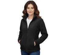G5 APPAREL Ladies Fleece Top Jacket with Full Zip Closure & Zipped Pockets - Soft Polyester Lightweight Outdoor Casual Zip-Up