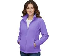 G5 APPAREL Ladies Fleece Top Jacket with Full Zip Closure & Zipped Pockets - Soft Polyester Lightweight Outdoor Casual Zip-Up
