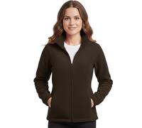 G5 APPAREL Ladies Fleece Top Jacket with Full Zip Closure & Zipped Pockets - Soft Polyester Lightweight Outdoor Casual Zip-Up