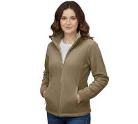 G5 APPAREL Ladies Fleece Top Jacket with Full Zip Closure & Zipped Pockets - Soft Polyester Lightweight Outdoor Casual Zip-Up