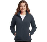 G5 APPAREL Ladies Fleece Top Jacket with Full Zip Closure & Zipped Pockets - Soft Polyester Lightweight Outdoor Casual Zip-Up