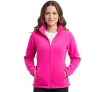 G5 APPAREL Ladies Fleece Top Jacket with Full Zip Closure & Zipped Pockets - Soft Polyester Lightweight Outdoor Casual Zip-Up