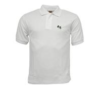 G5 APPAREL Lawn Bowls Bowling White Polo Shirt with Logo