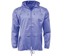G5 APPAREL Lightweight Unisex Water Resistant Plain Kagool Jacket (S, Purple)
