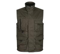 G5 APPAREL Mens Durable Multi-Pocket Utility Waistcoat Casual Workwear Professional Bodywarmer Outdoor Camping Hiking Walking Vest Windbreaker Jacket Cotton Gilet