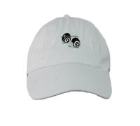 G5 APPAREL Premium White Bowls Logo Baseball Cap - One Size Adjustable Hat - Sports, Golf, Lawn Bowling