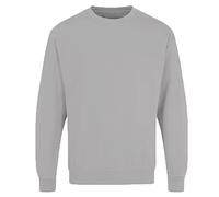 G5 APPAREL Unisex Plain Crew Neck Casual Set-in Sweatshirt Winter Warm Drop Shoulder Top (as8, alpha, x_l, regular, regular, Heather Grey, XL)