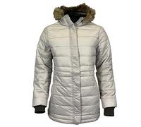 G5 APPAREL Womens Long Length Puffer Coat Beige