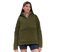 G5 APPAREL Womens Teddy Bear Fleece Top Winter Warm Sweatshirt Half Zip Sherpa Pullover Khaki