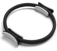 G5 HT SPORT Circle Pilates Ring [Strong], Thigh Toner and Folding Mat | Complete Kit with Ring for Pilates and Fitness Equipment for Home, Yoga, Strength and Flexibility Training (Black/Grey)