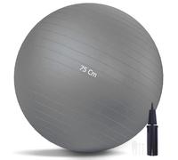 G5 HT SPORT Fitness Gym Balls Premium Multifunction Anti-Burst Pilates Ball [55/65/75/75 CM] Including Pump, Pilates, Exercises, Gymnastics and Yoga (Diameter 75 cm (For Height Between 179-188 CM))