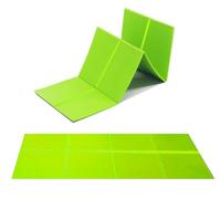 G5 HT SPORT Folding Fitness Mat 110 x 48 cm | Non-Slip and Durable Yoga Mat | For Indoor and Outdoor Workouts, Home, Gym, Pilates, Stretching and Functional Training | Lime Green