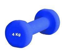 G5 HT SPORT Neoprene Dumbbells for Gym and Home Gym, Non-Slip 0.5 to 6 kg, Pair or Single (1 x 4 kg)