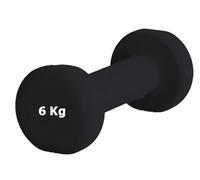 G5 HT SPORT Neoprene Dumbbells for Gym and Home Gym, Non-Slip 0.5 to 6 kg, Pair or Single (1 x 6 kg)