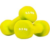 G5 HT SPORT Neoprene Dumbbells for Gym and Home Gym, Non-Slip 0.5 to 6 kg, Pair or Single (2 x 0.5 kg)