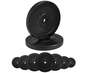 G5 HT SPORT Rubber Cast Iron Discs Diameter 25 mm Hole for Gym and Home Gym from 0.5 to 20 kg for Dumbbells and Barbells (1 x 0.5 kg) …