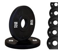 G5 HT SPORT Total Black Micro Load Bumper Disc Diameter 50 mm for Gym and Home Gym from 0.5 to 2.5 kg (1 x 0.5 kg)