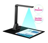 G500TS-R Document Camera Scanner with 5 Megapixel Resolution for A4 Document Capture - Portable Scanner with Multi Language OCR - Barcode Scanning and Video Recording Function for