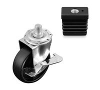 G515-0082-W1 Grill Wheel G408-0036-W1 Caster Socket Grill Replacement Parts for Charbroil Locking Caster Wheels 463243518 463342119 463245917 Thermos 461246804 Kenmore 415.16123801 3” Wheel 1 Pack