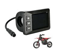 G518 Display Screen, E-Bike LCD Display Screen Replacement for Yozma IN10, Electric Speedometers Off-Road Motorcycle Accessories for Riding Data Check