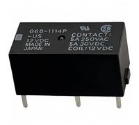 G6B-1114P-US DC12 12VDC Power PCB Relay, 5A SPST-NO 1 Form A Through-Hole Solder Pin Miniature General Purpose Relay, G6B-1114P-US 12DC, Board Mount, 720 Ohm Non-Latching Coil, 1 Pack