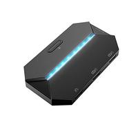 G6L RGB Backlit Gaming Controller Converter, TYPE-C USB Keyboard and Mouse LED Adapter/Converter for PS4/Xbox One/Xbox 360/Nintendo Switch/PS3(Black)