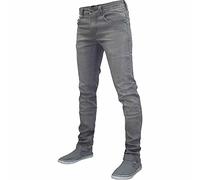 G72 New Mens Stretch Straight Leg Skinny Fit Classic Basic Regular Size Denim Jeans