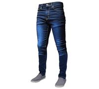G72 New Mens Stretch Straight Leg Skinny Fit Classic Basic Regular Size Denim Jeans