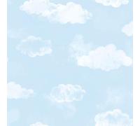 G78359 - Tiny Tots 2 Cloud Sky Blue Galerie Wallpaper