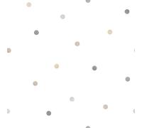 G78365 - Tiny Tots 2 Dots Beige Grey Tan Galerie Wallpaper