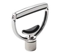G7th Heritage 6-String Guitar Capo S1 - Stainless Steel with Adaptive Radius Technology - Standard Width - Yoke-Style Capo for Acoustic Guitar and Electric Guitar, UK Design