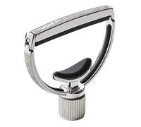 G7th Heritage 6-String Guitar Capo S3 - Stainless Steel with full Acanthus engraving & Adaptive Radius Technology - Wide Width - Yoke-Style Capo for Acoustic Guitar and Electric Guitar, UK Design
