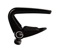 G7th Newport 6 String Satin Black Guitar Capo - Lightweight with Adjustable Tension Control - Capo for Acoustic and Electric Guitar, UK Designed