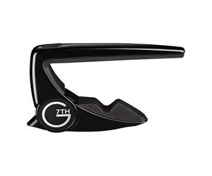 G7th Performance 2 Black Classical Guitar Capo - Groundbreaking Tension Control - The Award-winning Capo for Classical Guitars, UK Designed