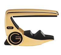 G7th Performance 3 6 String Gold Plate Guitar Capo - Groundbreaking Tension Control & Adaptive Radius Technology - The Perfect Capo for Acoustic Guitar and Electric Guitar, UK Designed Excellence