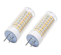 G8/GY8.6 LED Bulb Dimmable 10W Ceramic Equivalent to Halogen Bulb 75W-100W, T4 JCD Type G8 Bi-Pin Base, AC 120V Warm White 3000K for Under Cabinet Light, Under Counter Kitchen Lighting