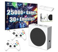 G8 Retro Gaming Console, Emulator Video Games Console 128G with Built in 25000+ Games 30+ Emulator, 4K Game Console Plug & Play Video Games for TV, Android 9 Game System, Support WIFI & Bluetooth