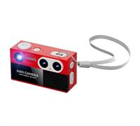 G9 Dual-Lens 4K Thumb Camera - 500W Pixel Mini Pocket with Filters, Portable Student Camera for Travel, 1.97” Screen, Type-C (No Memory Card Included) (Red)