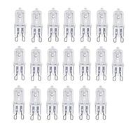 G9 Halogen Bulbs, 230 V 28 W 480 lm G9 Bulb, 2800 K Warm White, Capsule Bulbs, Dimmable, No Flickering, Pack of 20